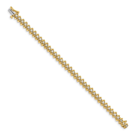Shop Exclusive 14K Gold Diamond Tennis Bracelet - Stylish & Affordable Luxury