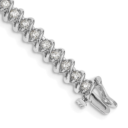 Buy 14K White Gold VS Diamond Tennis Bracelet - Stylish Elegance, Affordable Price