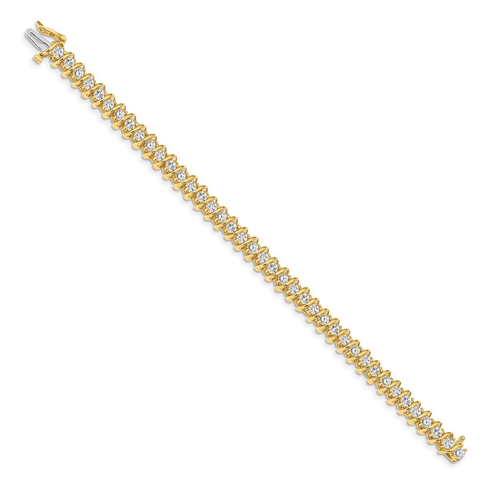 Shop Exclusive 14K Gold 2.9mm Diamond Tennis Bracelet Setting - Stylish Luxury