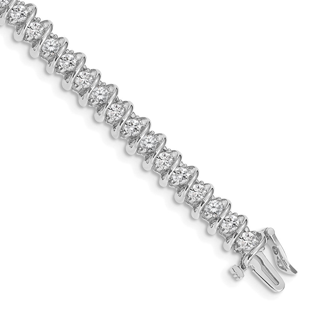 Buy Luxury 14K White Gold 2.9mm Tennis Bracelet Setting - Affordable Elegance!