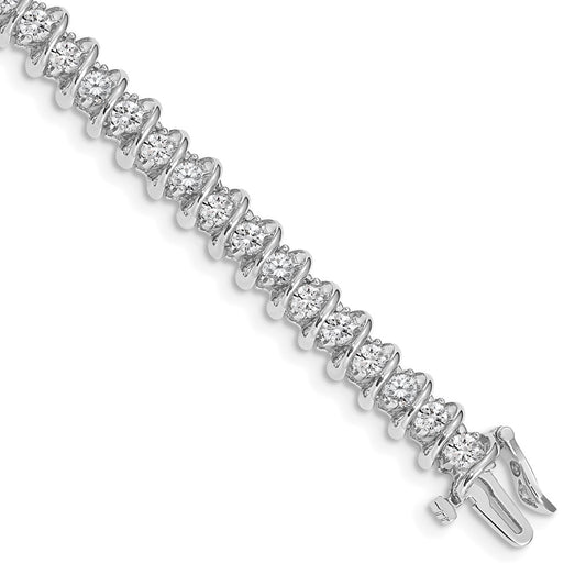 Buy Luxury 14K White Gold 2.9mm Tennis Bracelet Setting - Affordable Elegance!