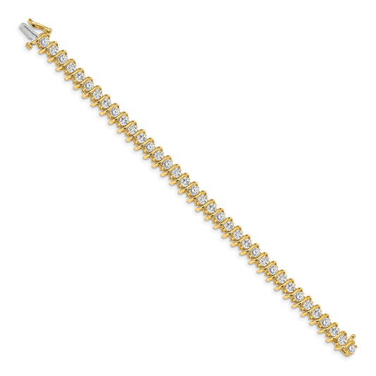 Shop Stylish 14K Gold 3.3mm Diamond Tennis Bracelet Setting - Luxury Value
