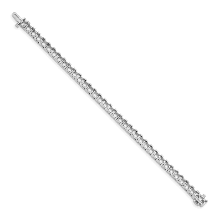 Buy Stylish 14K White Gold Tennis Bracelet Setting - Luxury Design, Affordable Price-2