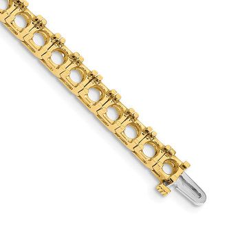 Buy Exclusive 14K Gold Diamond Tennis Bracelet Setting - Stylish & Affordable!