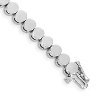 Shop Stylish 14K White Gold Add-A-Diamond Bracelet, 32 Settings for 4mm Stones