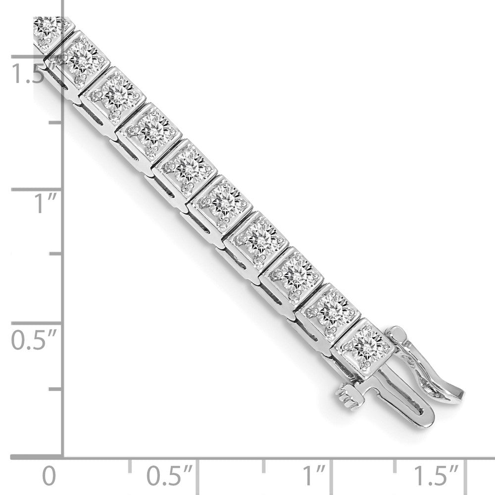 Exclusive 14K White Gold Tennis Bracelet Setting - Stylish & Affordable Luxury