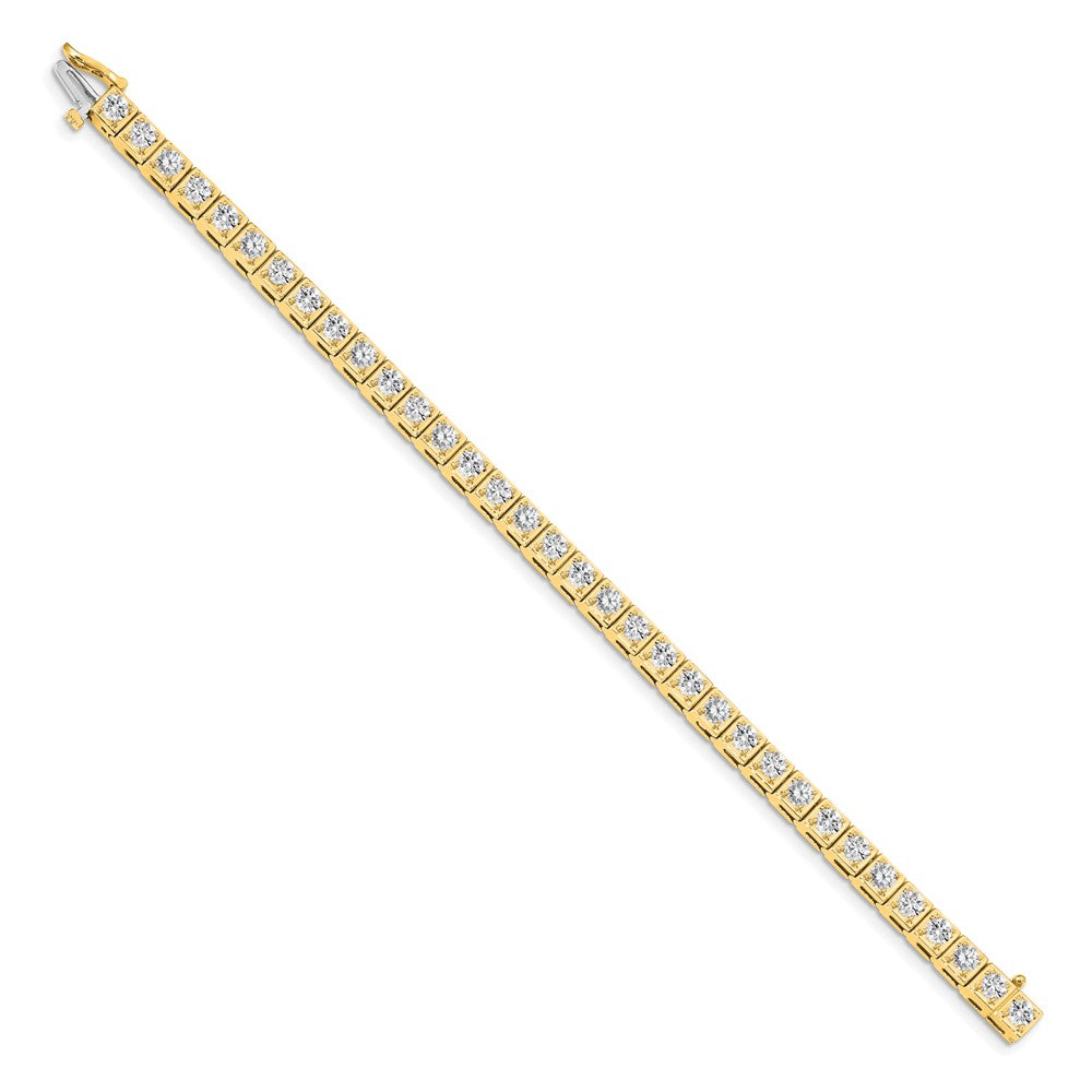 Buy Exclusive 14K Gold 3.4mm Diamond Tennis Bracelet - Stylish Luxury Value