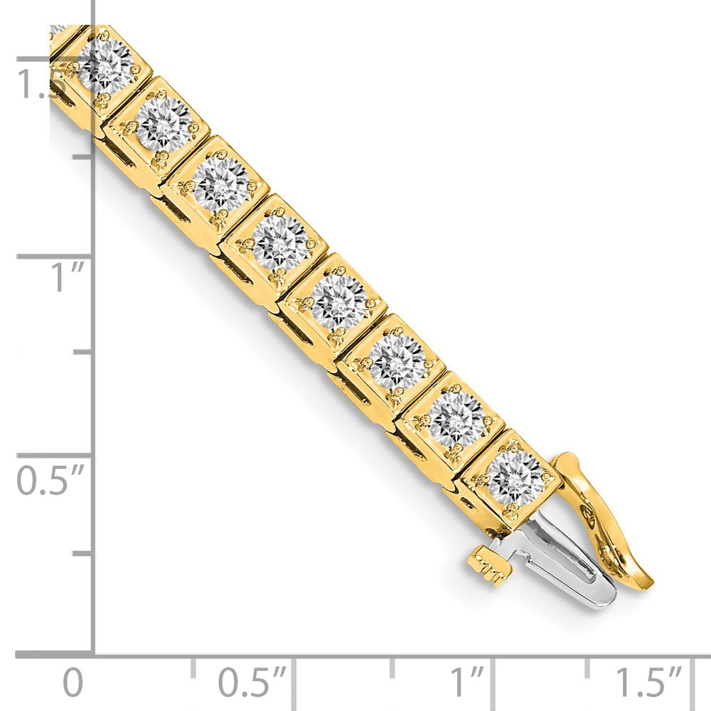 Buy Exclusive 14K Gold 3.4mm Diamond Tennis Bracelet - Stylish Luxury Value