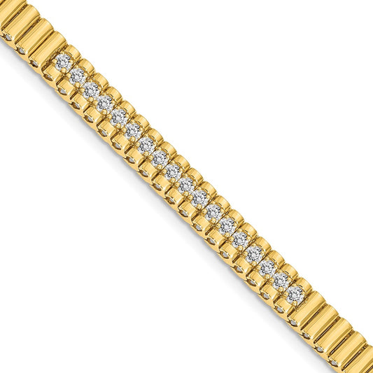 Shop 14K Gold AAA Diamond Chain Bracelet - Stylish Luxury at an Affordable Price