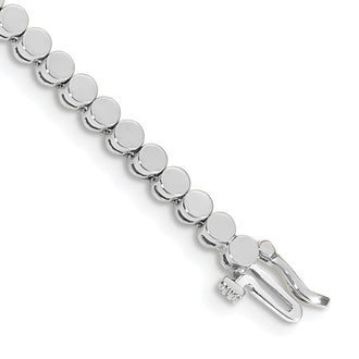 Exclusive 14K White Gold Add-A-Diamond Bracelet - 52 Stylish Stones, 2.25mm