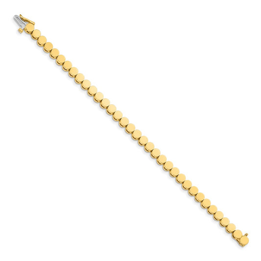 Buy Stylish 14K Gold Add-a-Diamond Bracelet - 35 Stone Capacity, 3.5mm