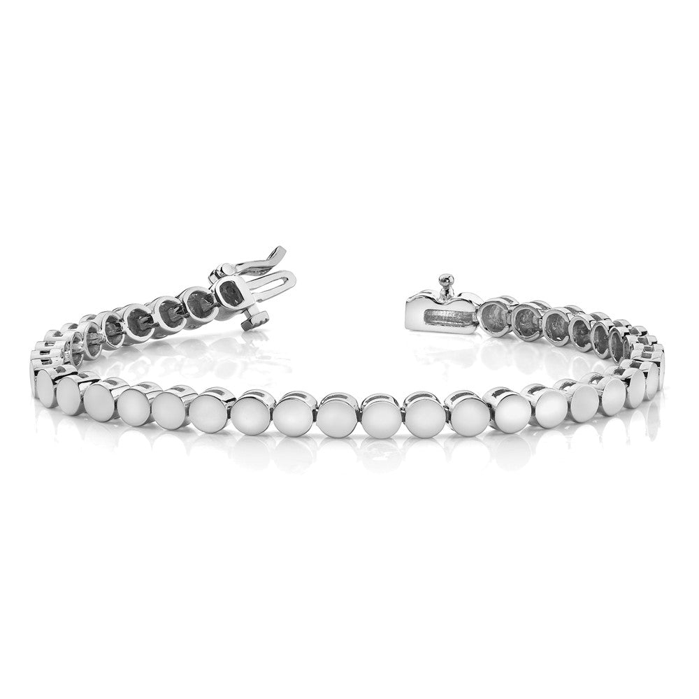Shop 14K White Gold Add-A-Diamond Bracelet | 35 Stone Capacity, Stylish Value