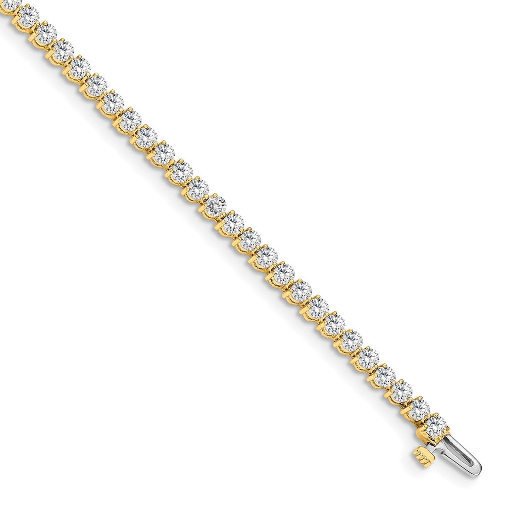 Shop Luxury 14K Gold Diamond Tennis Bracelet Setting - Stylish & Affordable!