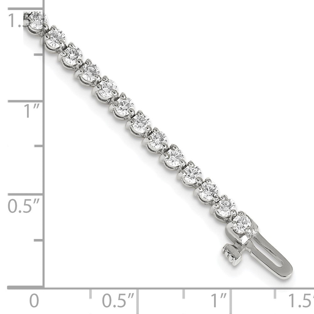 Shop Stylish 14K White Gold Diamond Tennis Bracelet Setting - Luxury Design, Perfect Fit