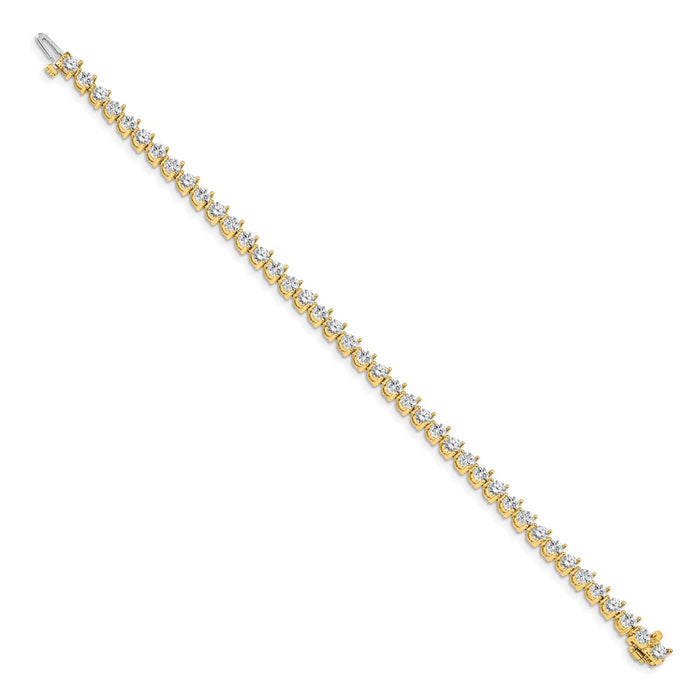 Buy Exclusive 14K Gold Diamond Tennis Bracelet Setting - Stylish & Luxurious!-2