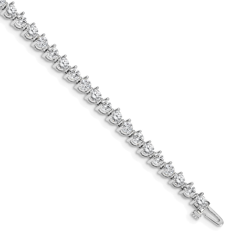 High-Quality 14K White Gold Diamond Tennis Bracelet Setting - Stylish Value!