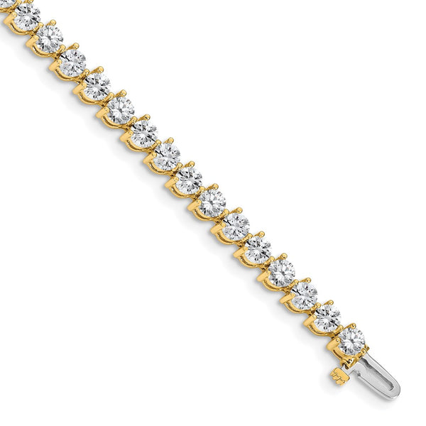 14K Gold Diamond Tennis Bracelet - Style GR1-1020925