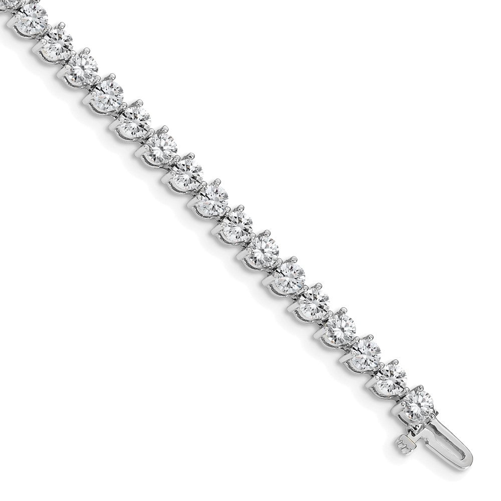 Buy Stylish 14K White Gold Diamond Tennis Bracelet Setting - 7.5" Luxury Design