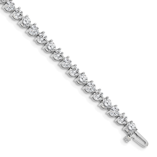 Buy Stylish 14K White Gold Diamond Tennis Bracelet Setting - 7.5" Luxury Design