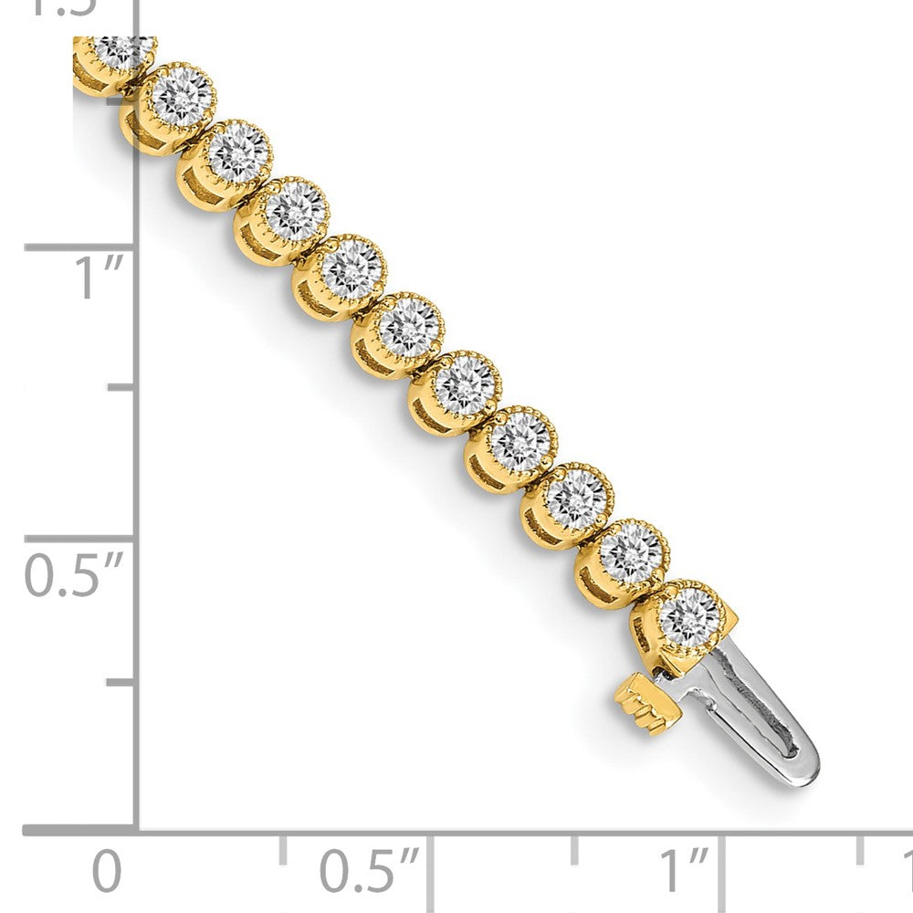 Buy Stylish 14K Gold Diamond Tennis Bracelet Setting - Luxurious Design, Affordable!