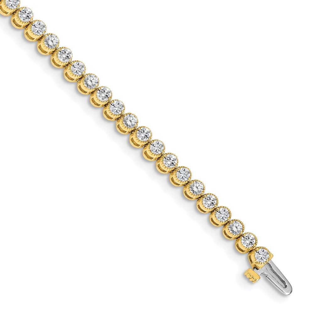 Buy Stylish 14K Gold Diamond Tennis Bracelet Setting - Luxurious Design, Affordable!
