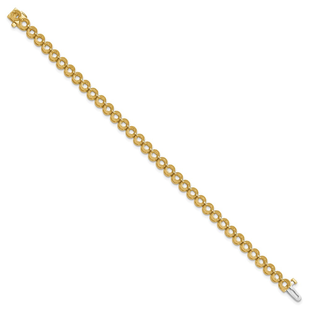 High-Quality 14K Gold Diamond Tennis Bracelet Setting - Stylish Luxury Value