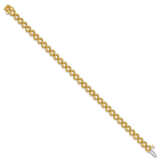 High-Quality 14K Gold Diamond Tennis Bracelet Setting - Stylish Luxury Value
