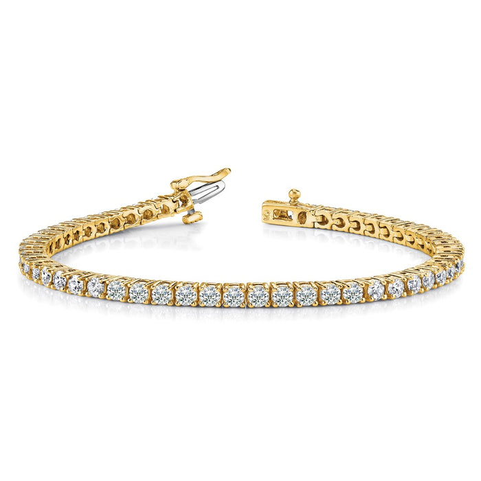 Shop Stylish 14K Gold Tennis Bracelet Setting - High-Quality Value Piece-3