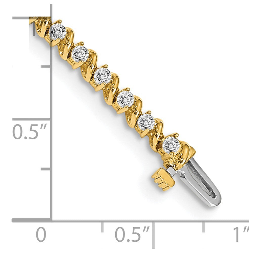 Buy Stylish 14K Gold AA Diamond Tennis Bracelet | Affordable Luxury Gift