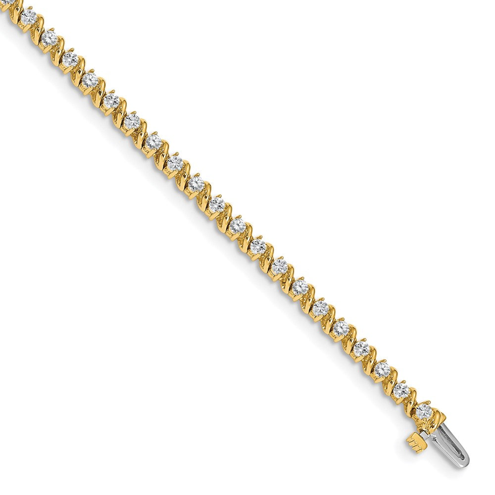 Exclusive 14K White Gold VS Diamond Tennis Bracelet - Stylish Luxury Value