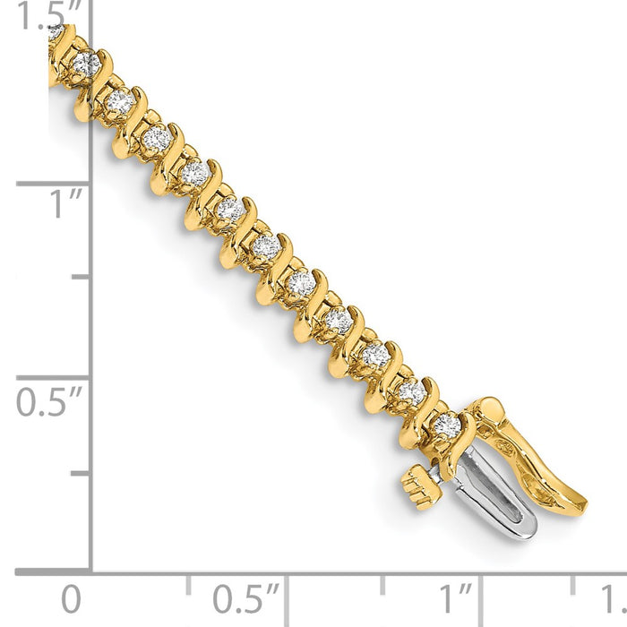 Shop Stylish 14K Gold Diamond Tennis Bracelet - Affordable Luxury Jewelry-5