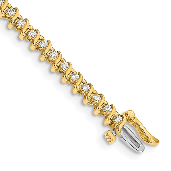 14K Gold 1.6mm Diamond Tennis Bracelet