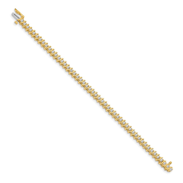 Buy Exclusive 14K Gold AAA Diamond Tennis Bracelet - Stylish Luxury at Value Price-2