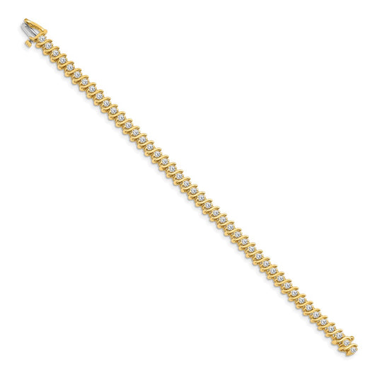 Shop 14K Gold AA Diamond Tennis Bracelet - Stylish Luxury at Affordable Price