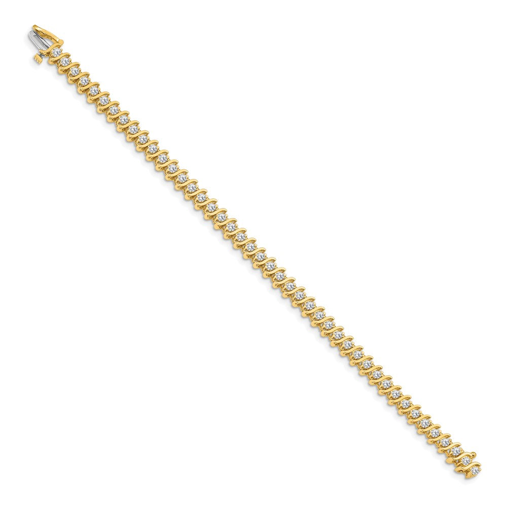 Shop Stylish 14K Gold Diamond Tennis Bracelet - 7" Length, Affordable Luxury