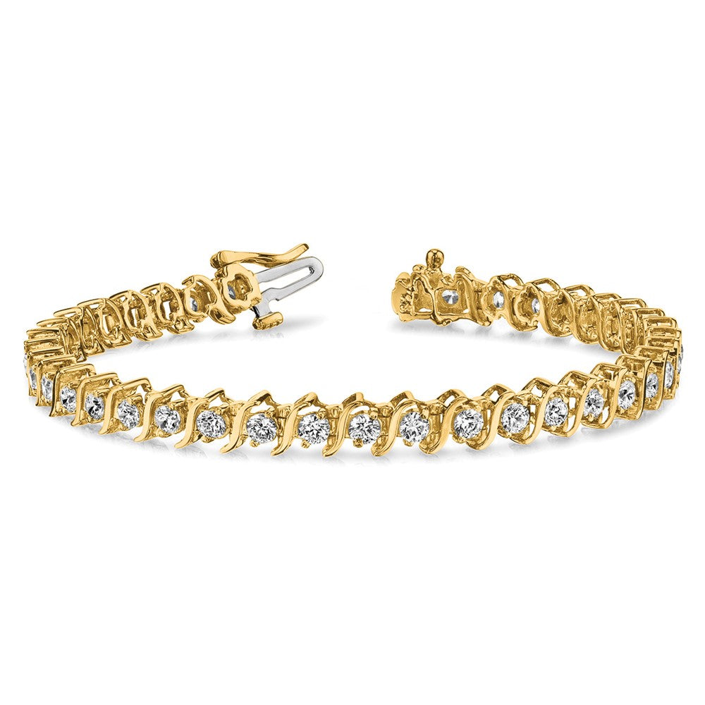 Shop 14K Gold AA Diamond Tennis Bracelet - Stylish Luxury at Affordable Price