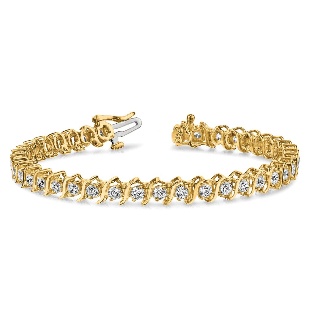 Buy Exclusive 14K Gold 3mm Diamond Tennis Bracelet Setting - Stylish Luxury!
