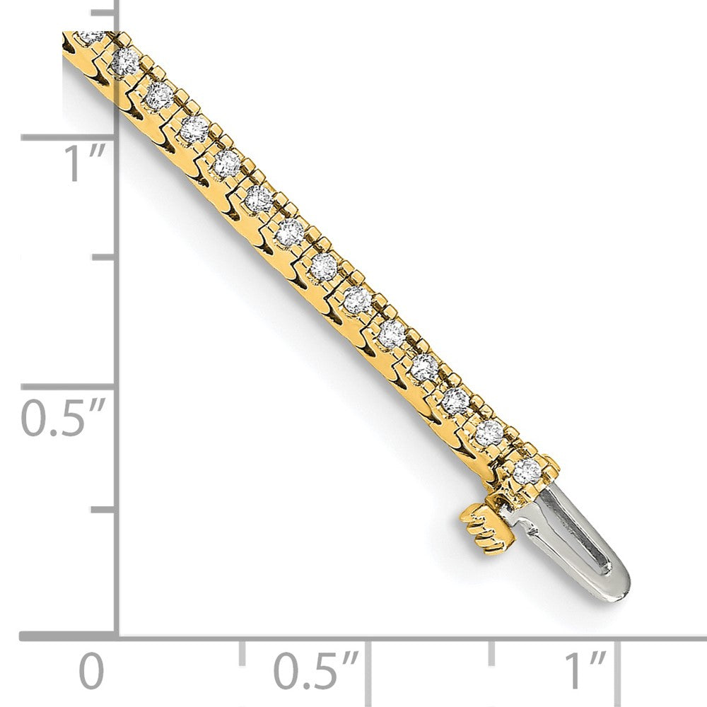 Buy Stylish 14K Gold AA Diamond Tennis Bracelet - 7.5" Long & Affordable Luxury