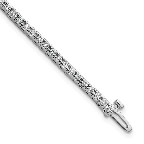 14K White Gold Tennis Bracelet Setting - Style GR1-1013729