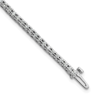 Exclusive 14K White Gold Diamond Tennis Bracelet | Stylish & Affordable Luxury