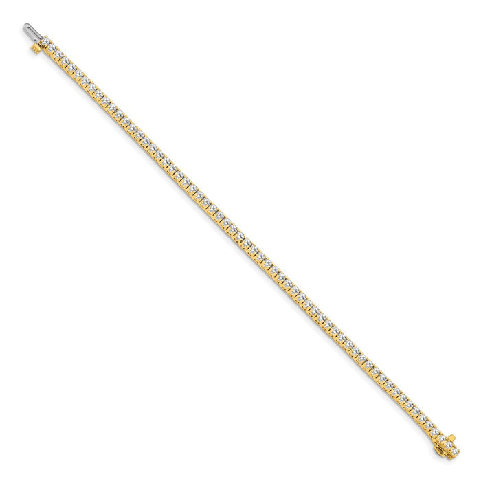 Shop Stylish 14K Gold AA Diamond Tennis Bracelet | High-Quality Luxury Jewelry-2