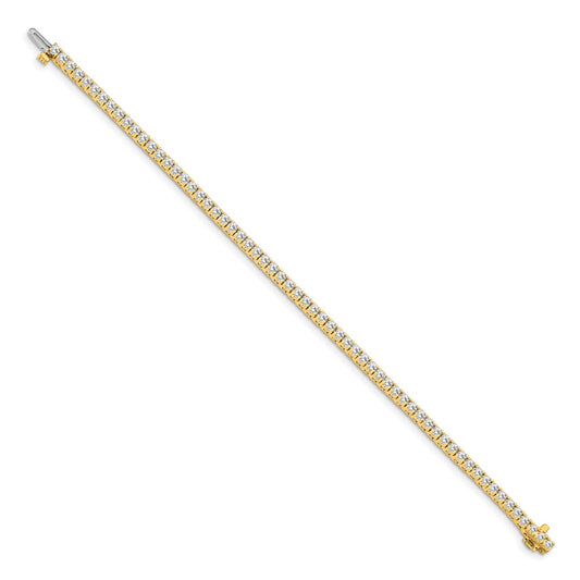Shop Stylish 14K VS Diamond Tennis Bracelet - Elegant Sparkle, 7.5" Long