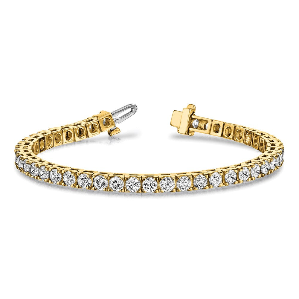 Exclusive 14K Gold AAA Diamond Tennis Bracelet - Stylish Luxury Jewelry