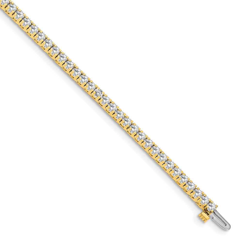 Exclusive 14K Gold Diamond Tennis Bracelet - Stylish & Affordable Luxury