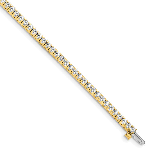 Shop Stylish 14K VS Diamond Tennis Bracelet - Elegant Sparkle, 7.5" Long