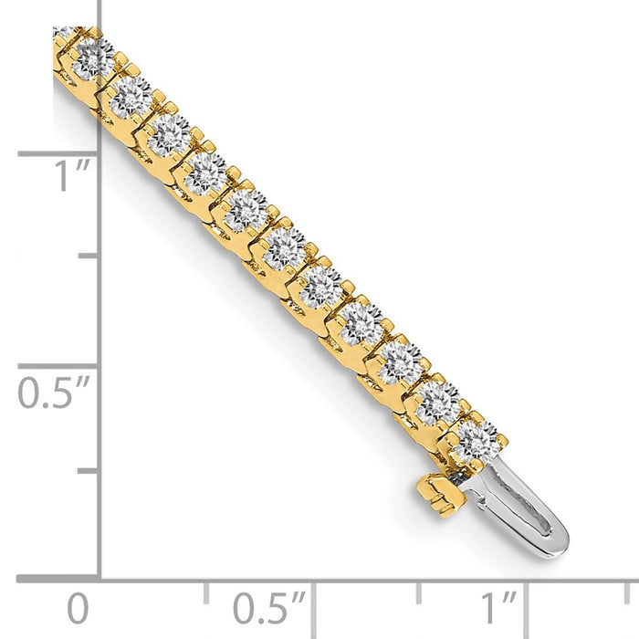 Buy Exclusive 14K Gold Diamond Tennis Bracelet - Stylish & Affordable Luxury-4