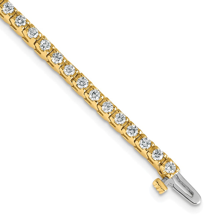 Buy Exclusive 14K Gold Diamond Tennis Bracelet - Stylish & Affordable Luxury-1