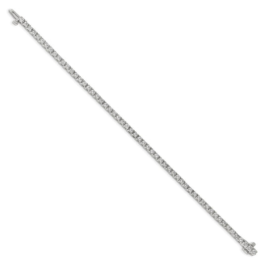 High-Quality 14K White Gold VS Diamond Tennis Bracelet - Stylish Elegance & Value