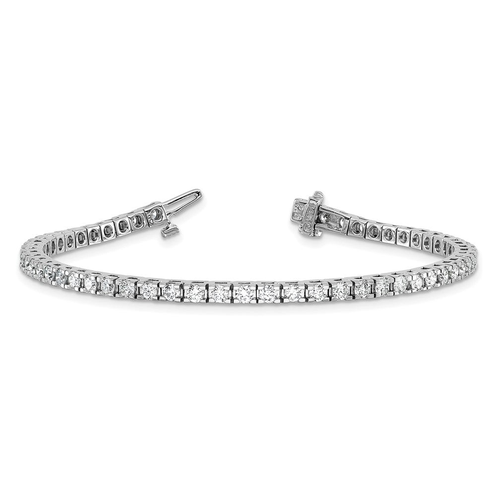 Order 14K White Gold VS Diamond Tennis Bracelet - Elegant Luxury Value
