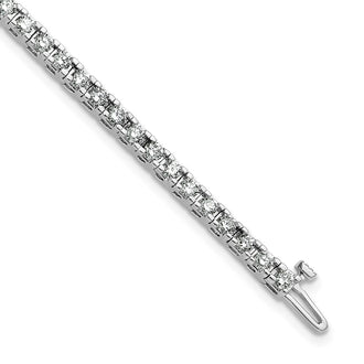 Order 14K White Gold VS Diamond Tennis Bracelet - Elegant Luxury Value